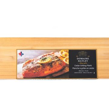 Cedar grill board 40.6 cm x 14 cm Single use