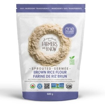 Organic sprouted brown rice flour