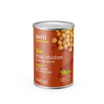 Pois chiches sans sel ajouté biologiques