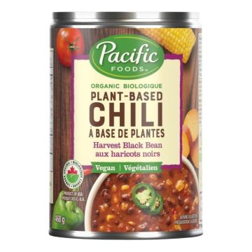 Organic vegan chili - Black beans