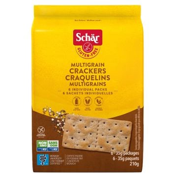 Craquelins multigrains sans gluten