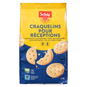 Craquelins pour réception sans gluten