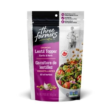 Garlic and Herbs Crunchy Lentil Topper