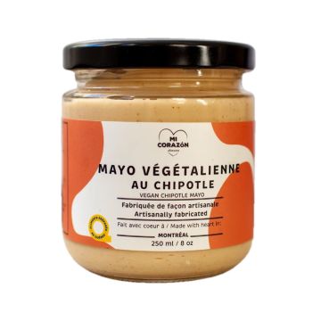 Mayonnaise végétalienne au chipotle