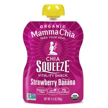 Organic Banana Strawberry Chia Squeeze