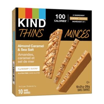 Minces amandes sans gluten - Caramel et sel de mer