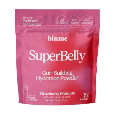 SuperBelly - Poudre digestive hydratante fraise hibiscus