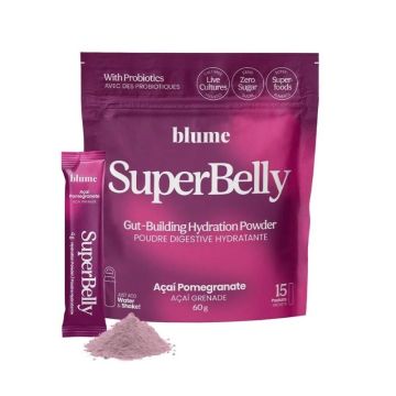 SuperBelly - Poudre digestive hydratante acaï grenade