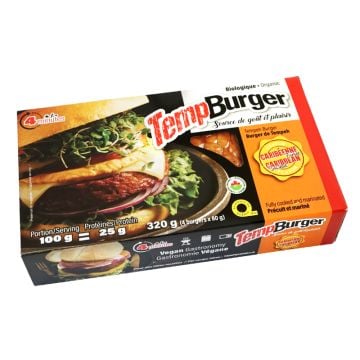 Burger de tempeh biologique - Saveur caribéenne 