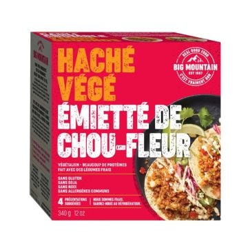 Haché végétarien de chou-fleur