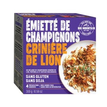 Émietté végétarien de champignon