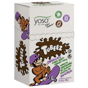 Chocolate Plant-based Yogurt Tubes