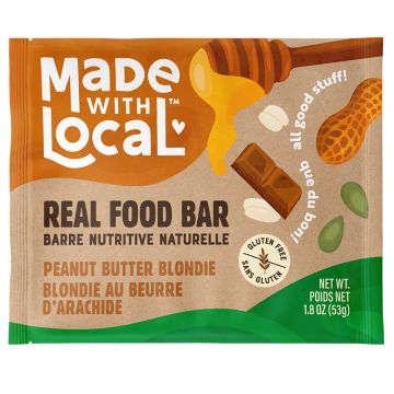 Barre nutritive naturelle - Blondie au beurre d'arachide