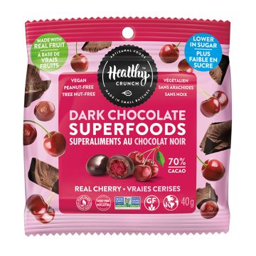 Superaliments au chocolat noir - Vraies cerises