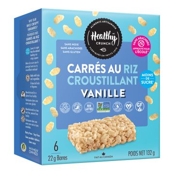 Carrés au riz croustillant - Vanille