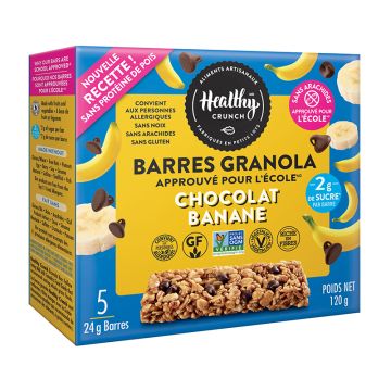 Barres granola - Chocolat banane