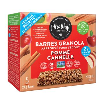 Barres granola - Pomme cannelle