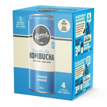 Kombucha biologique limonade sans sucre