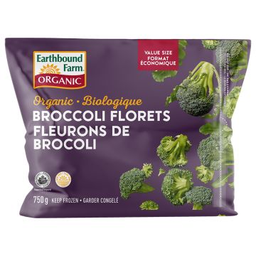 Fleurons de brocoli biologiques congelés format économique