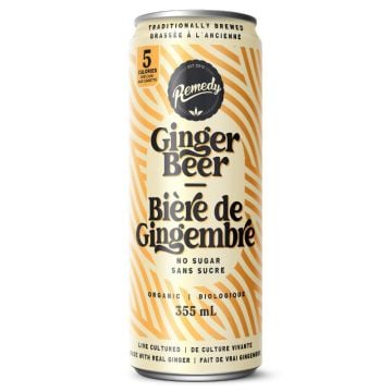 Bière de gingembre soda sans sucre biologique