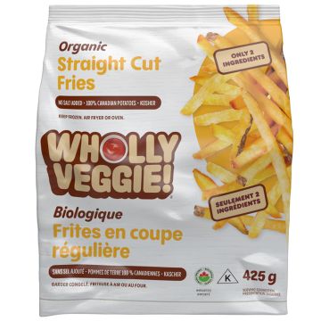 Frites en coupe régulière biologique