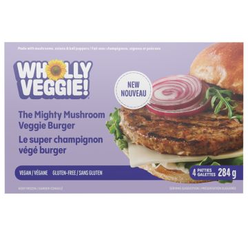 The Mighty Mushroom Veggie Burger