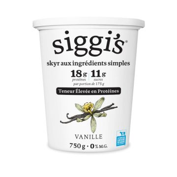 0% Vanilla Skyr Yogurt Proteins 18 g