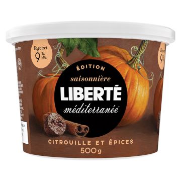 9% Pumpkin Spices Méditerranée Yogurt 