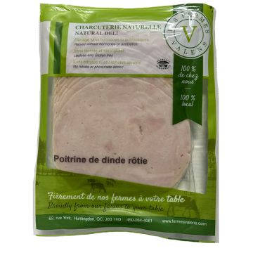 Poitrine de dinde tranchée