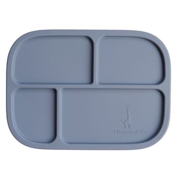 Silicone Bento Lunch Box - Majestic Blue