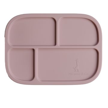 Boîte à lunch bento en silicone - Mauve