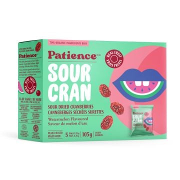 Bonbon Sour Cran aux canneberges - Saveur de melon d'eau surette