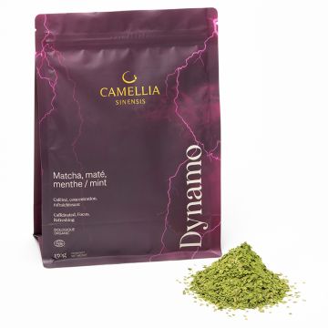 Thé Dynamo matcha maté et menthe biologique