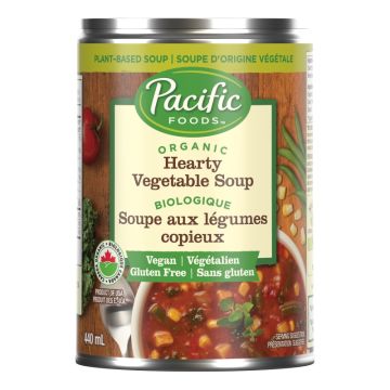 Soupe aux légumes copieux biologique