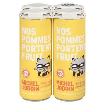 Moût de pommes pétillant à la poire sans alcool