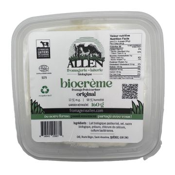 Fromage à tartiner biologique Biocrème original