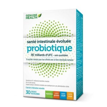 Santé intestinale évoluée - Probiotique 15 milliards d'UFC