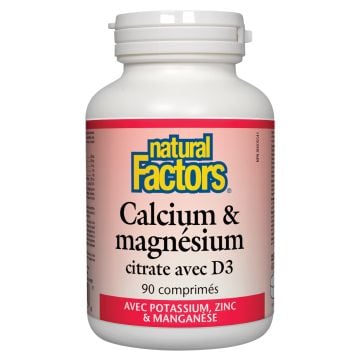 Calcium et magnésium - Citrate avec D3