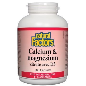 Calcium et magnésium - Citrate avec vitamine D3