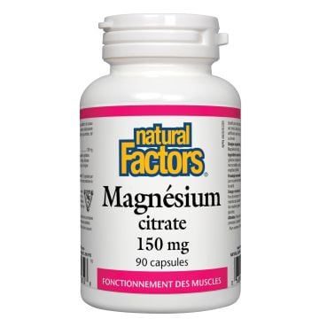 Magnésium avec citrate 150 mg - Fonctionnement des muscles