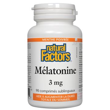 Mélatonine - 3 mg / Menthe poivrée