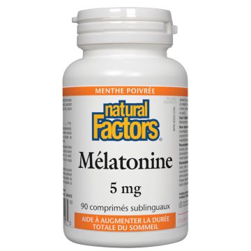 Mélatonine - 5 mg / Menthe poivrée