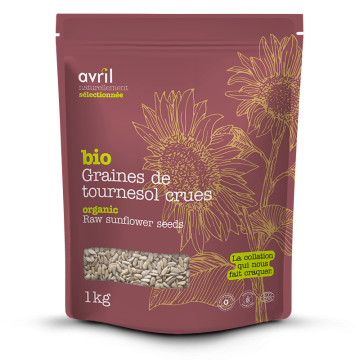 Graines de tournesol crues biologiques