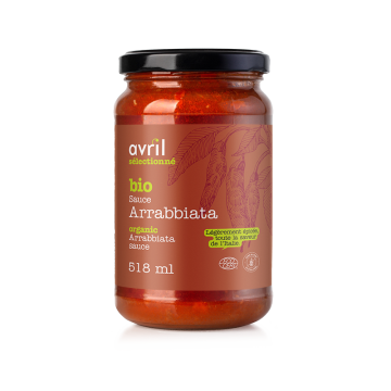 Sauce arrabbiata biologique pour pâtes