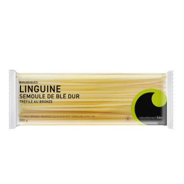 Pâtes biologiques - Linguine à la semoule de blé dur tréfilés au bronze