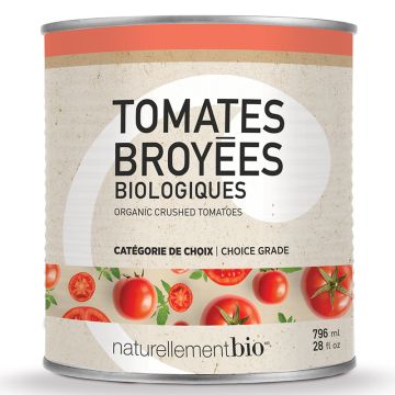 tomates broyées biologiques