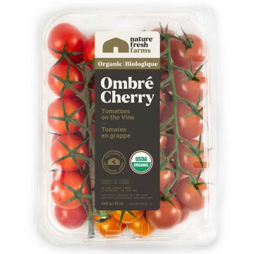 Tomates en grappe biologiques ombré cherry