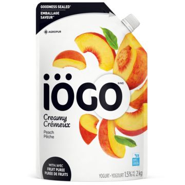 1.5% Peach Creamy Yogurt