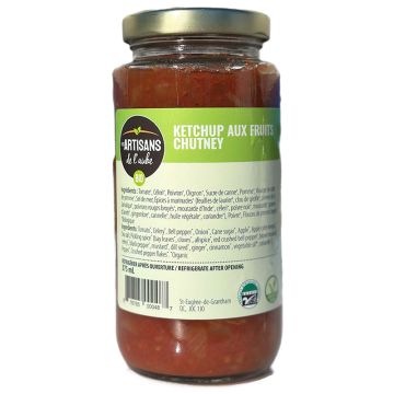 Organic fruit ketchup