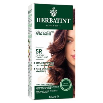 Gel colorant permanent - 5R Châtain cuivre clair